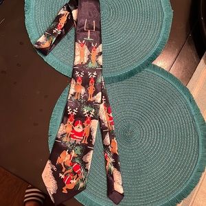 Christmas football necktie